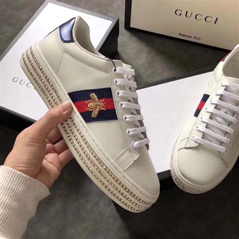 who is gucci white|Gucci white sneakers for women.